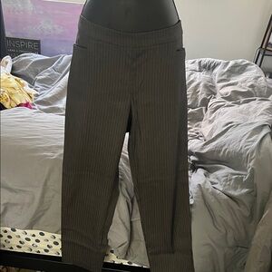 Madison Charcoal Pinstripe Trousers